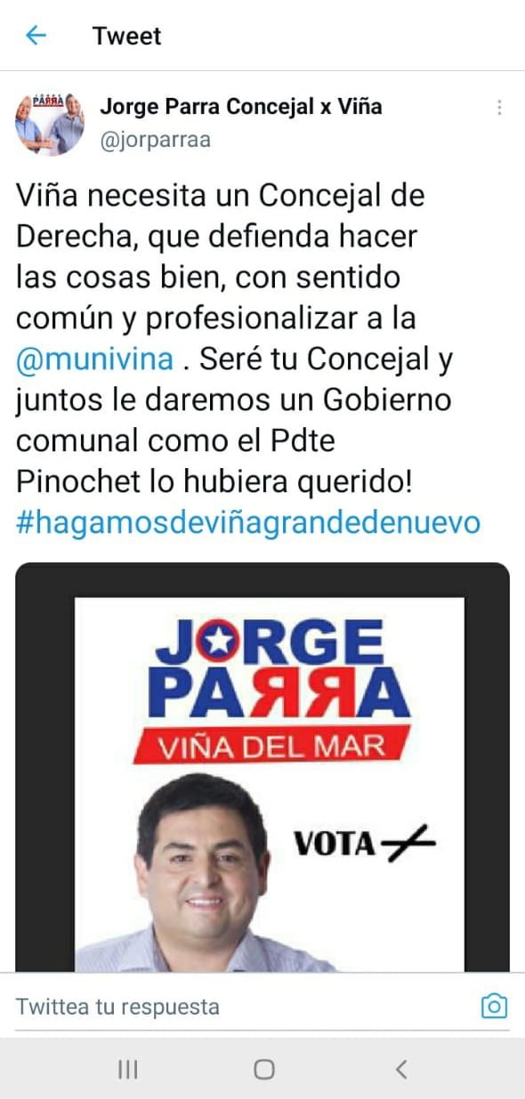 Concejal Jorge Parra Pinochetista asqueroso 0010A