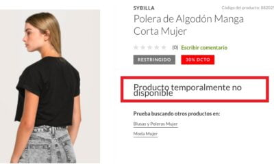 Productos no se prodran comprar 9199ABB13