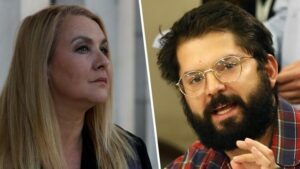 Pamela jiles y gabriel boric AHHB001