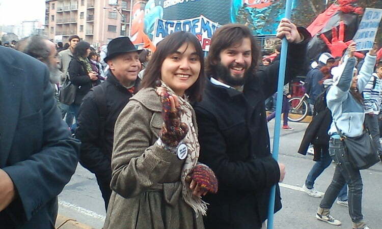 Izkia Siches y Gabriel Boric la i999as