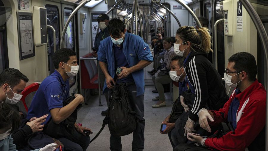 Metro de santiago en pandemia i999as