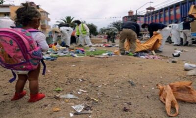 Niña migrante Iquique A93edw