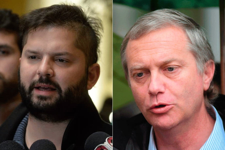 Gabriel boric y josé antonio kast A UNO AKKA1 AJs