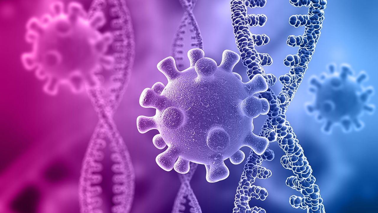 Variante coronavirus and virus cells