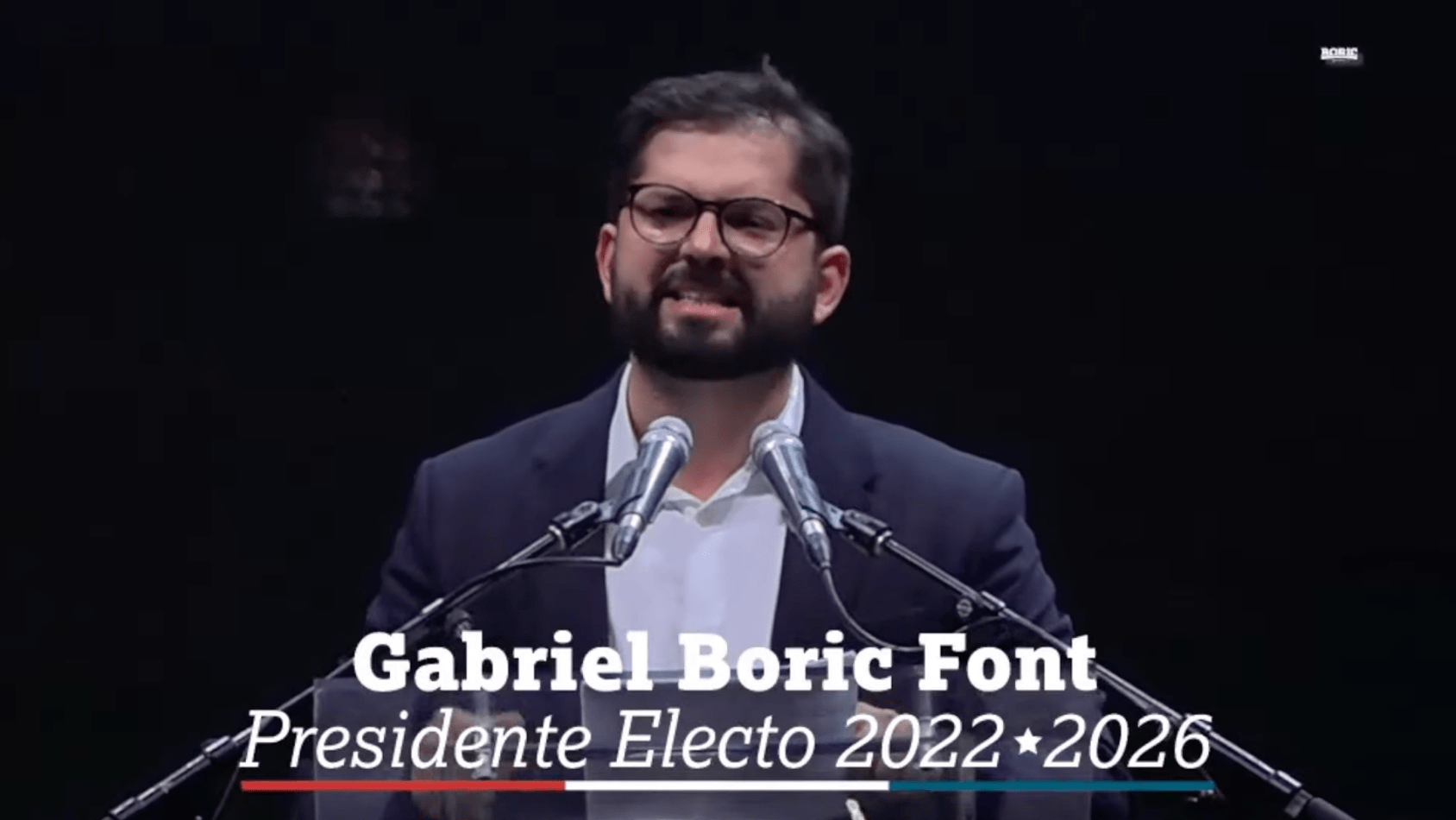 Gabriel Boric primer discurso 2021 12 19 a la(s) 22.21.33