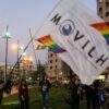 Banderazo por la aprobación de la Ley de Identidad de Género