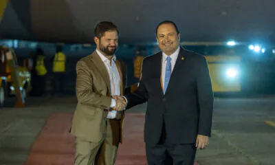 Arribo Presidente Boric A Guatemala